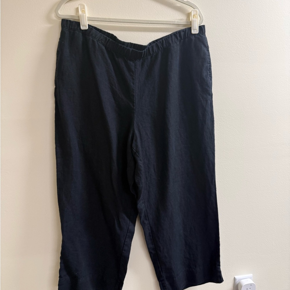 J. Jill Women's Crop Linen Pants